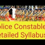 Andaman & Nicobar Police SI, Constable Syllabus 2018
