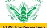 FCI JK Watchman Previous Papers PDF