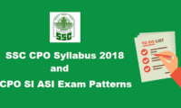 SSC SI Syllabus PDF