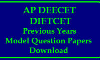 AP DEECET Syllabus 2018