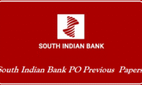 South Indian Bank PO Previous Papers