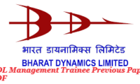BDL Management Trainee Previous Papers PDF