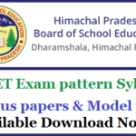 HP TET Syllabus 2019