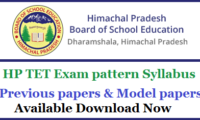 HP TET Syllabus 2019