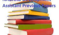 NABARD Development Assistant Previous Papers