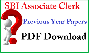 SBI Junior Associates Previous Papers PDF