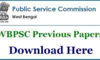 WBPSC MVI Previous Papers PDF
