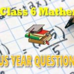 6th Class SA1 Maths Question Papers