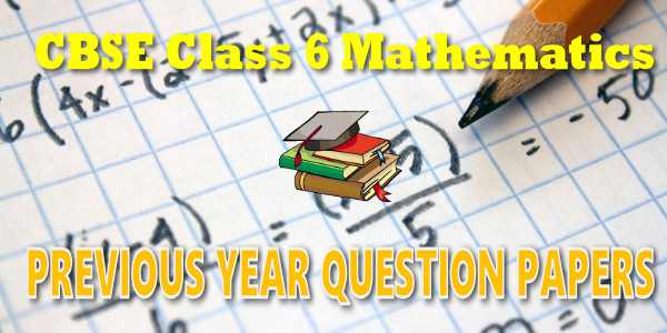 6th Class SA1 Maths Question Papers