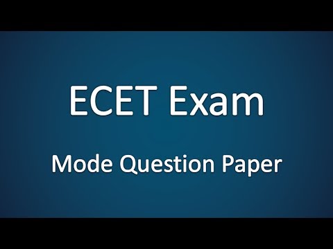 AP ECET Question Papers PDF
