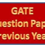 GATE Previous Year Question Papers with Solutions