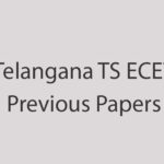 TS ECET Question Papers PDF With Answers