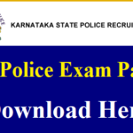 Karnataka Police Constable Previous Papers PDF