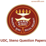 ESIC UDC Question Papers
