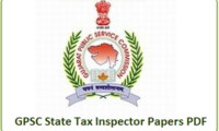 GPSC state Tax Inspector Previous Papers