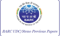 BARC UDC Stenographer Previous Papers