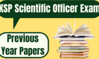 KSP Scientific Officer Previous Question Papers PDF