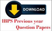 IBPS Clerk Previous Year Question Papers PDF