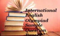 International English Olympiad Sample Question Papers