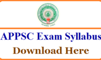 APPSC Telugu Reporter Syllabus 2021 PDF