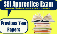 SBI Apprentice Previous Papers PDF
