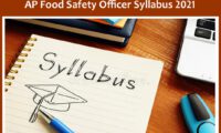 APPSC Food Safety Officer Syllabus 2021 PDF