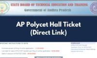 AP Polycet Hall Ticket