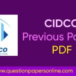 CIDCO Clerk Previous Papers PDF