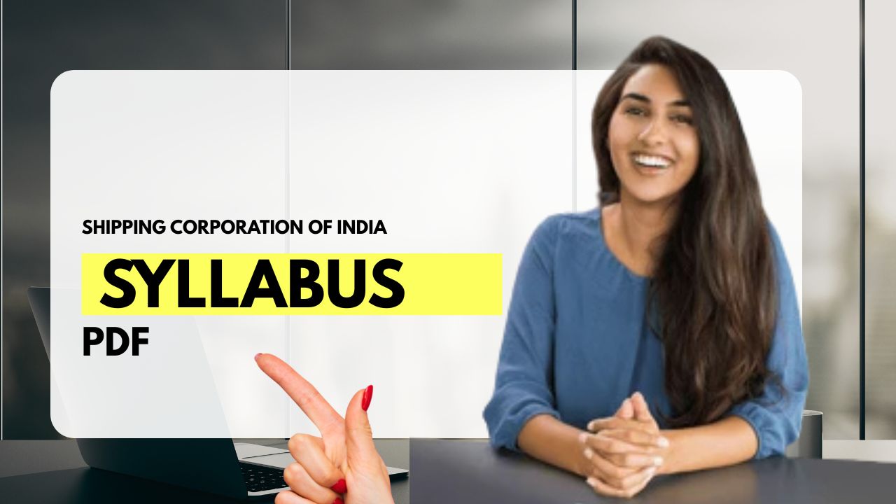 SCI Assistant Manager Syllabus