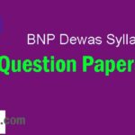 BNP Dewas Syllabus