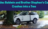 Alec Baldwin and Brother Stephen's Car Crashes into a Tree