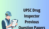 UPSC Drug Inspector Previous Question Papers